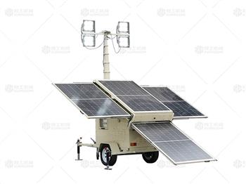 太阳能灯车